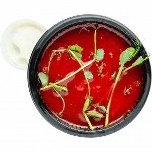 Борщ з куркою