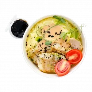 Філе хека з картопляним пюре і соусом з чебрецю