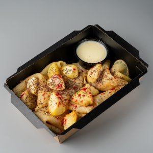  Млинці з ванільним кремом і карамелізованим яблуком